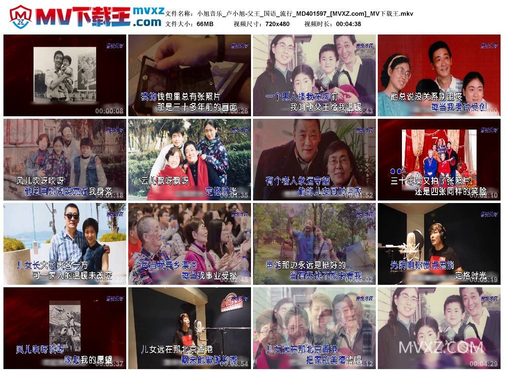 小旭音乐_卢小旭-父王_国语_流行_MD401597